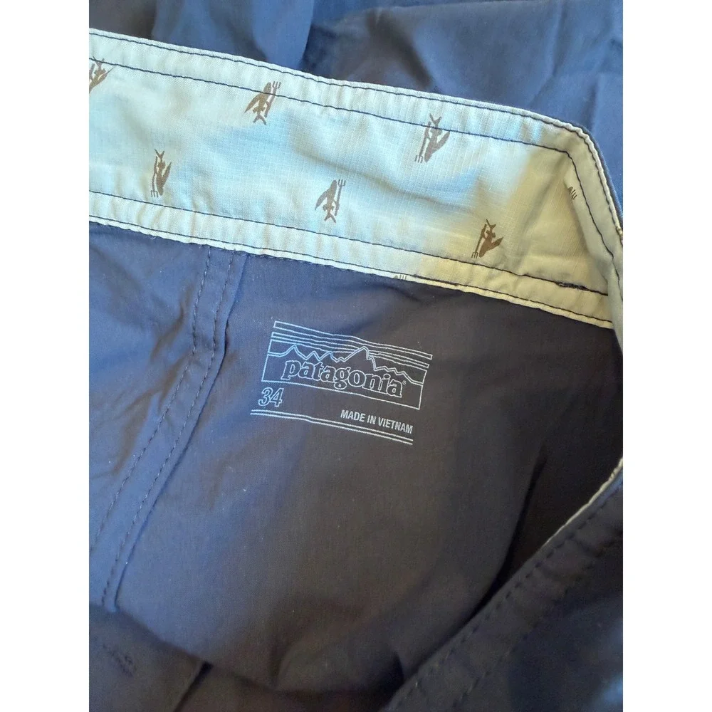 Patagonia Board Shorts 34 Mens Wavefarer 21